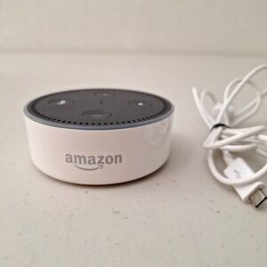 Amazon Echo Dot (2nd Generation - Model RS03QR Smart Speaker with Alexa - White